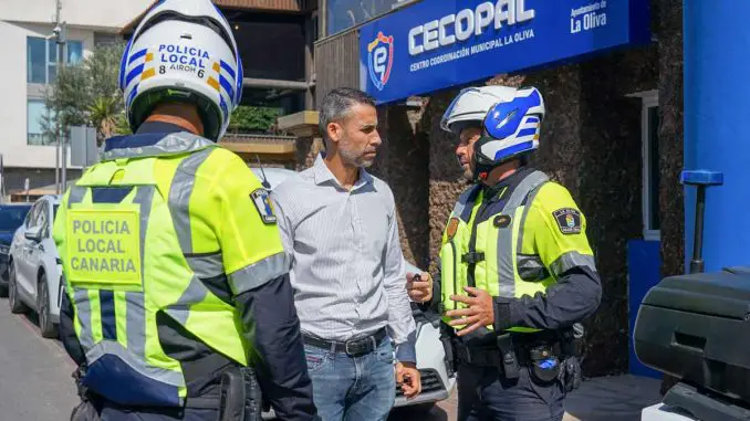 Gemeindepolizei La Oliva Motorrad Airbags