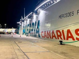 Balearia Mercedes Pinto Fluessiggas Betankung
