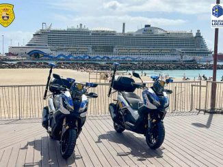 Motorraeder Gemeindepolizei Puerto del Rosario