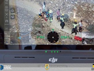 Drohenbild Calderon Hondo verunglueckte Wanderin