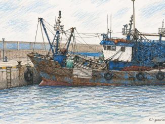 Fischkutter Patera Migrantenboot