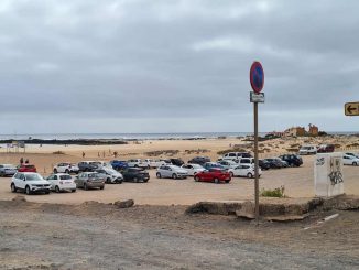 Playa la Concha Parkplatz Autos