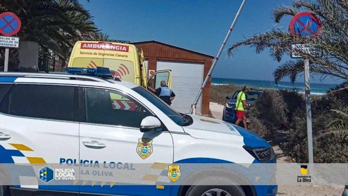 Polizei-Rettungswagen-La-Oliva-Corralejo