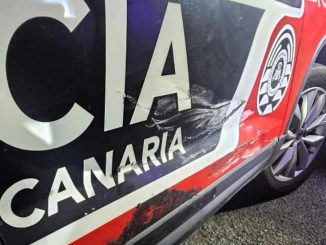 Schaden Polizeiauto Fuerteventura