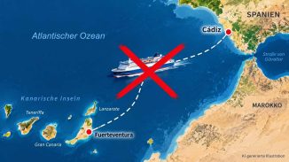 Faehrverbindung Cadiz–Fuerteventura gestrichen