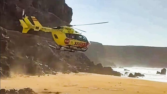 Hubschrauber-Playa-Esquinzo-La-Oliva