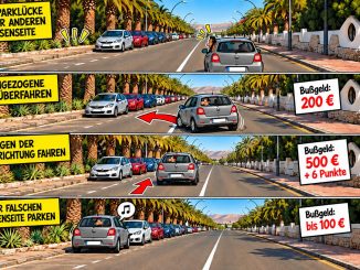 Parken auf der falschen Seite