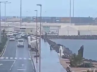 Regen in Puerto del Rosario
