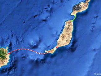 Stromkabel Verbindung Fuerteventura unf Gran Canaria