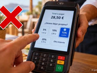 Trinkgeld Kartenterminal